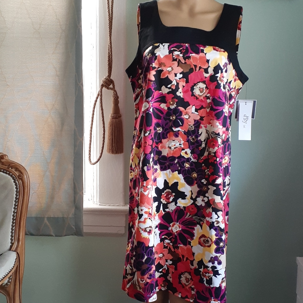 New multi colored size 14 dress